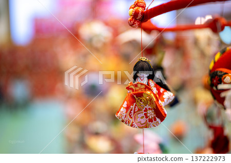 摩卡浪漫雛人偶裝飾品 - 懸掛式雛人偶 137222973