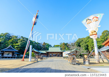 冬季的大分縣護國神社，大分縣大分市 137223443