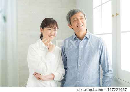 Energetic senior couple Energetic senior couple 137223627