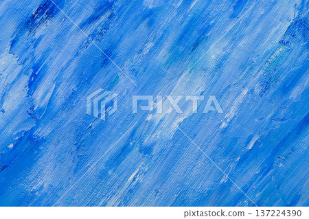 Abstract blue oil paint texture background, artwork, modern art Abstract blue oil paint texture background, artwork, modern art 137224390