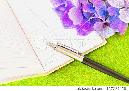 Study and journal: Write a diary in a notebook Study and journal: Write a diary in a notebook 137224458