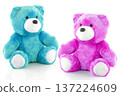 Pink and blue Teddy Bears 137224609
