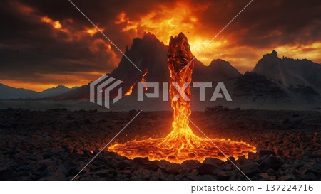 閻魔之火宣告地獄的審判與重生的曙光 137224716