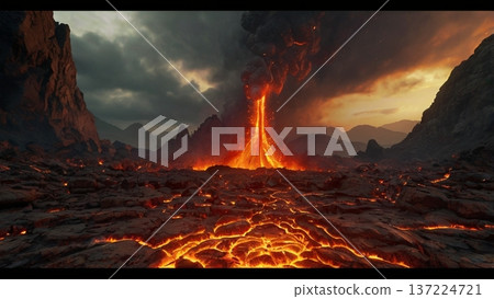 The flames of Enma announcing the judgment of hell and the light of rebirth 137224721