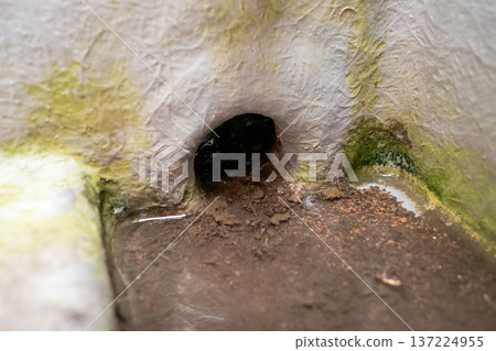 陽台排水溝積滿了垃圾 陽台排水溝積滿了垃圾 137224955