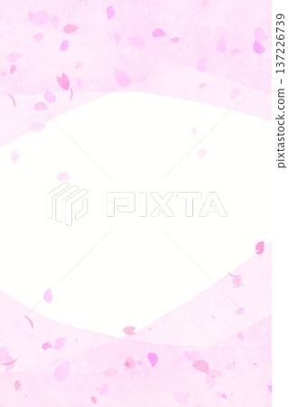 春季櫻花花瓣邊框背景垂直圖 2 春季櫻花花瓣邊框背景垂直圖 2 137226739