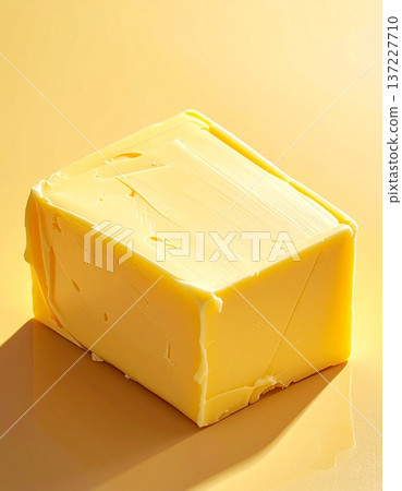 Square cut butter placed in the center Square cut butter placed in the center 137227710