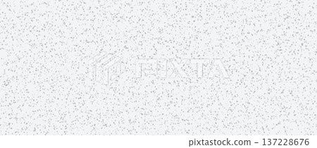 Light grey seamless stone texture. Gray grain noise background with speckles, flecks, particles. Distress repeated gritty pattern wallpaper. Craft dotted paper surface. Vector material speck backdrop 137228676