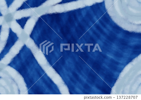 Illustration material: White parabolic pattern on a navy blue background Illustration material: White parabolic pattern on a navy blue background 137228707