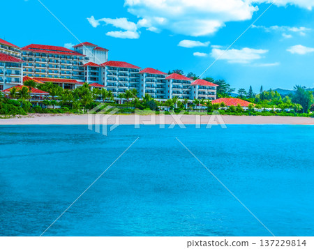 度假村泳池與度假村飯店 137229814