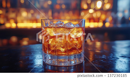 吧台上的威士忌 137230185