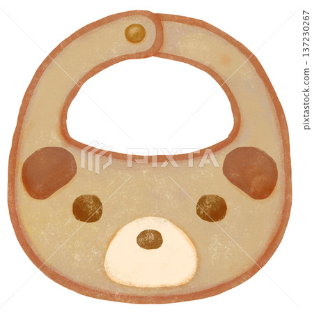 熊圖案圍兜嬰兒用品 熊圖案圍兜嬰兒用品 137230267