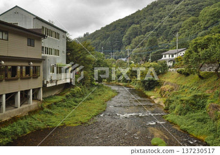 Scenery along the Kuji River in early autumn 137230517