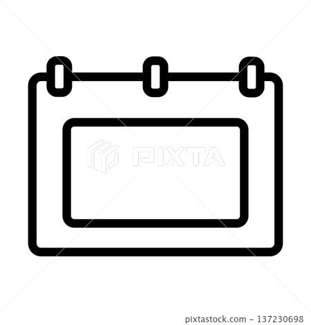 calendar icon, schedule, event, date icon line style calendar icon, schedule, event, date icon line style 137230698