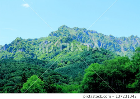 六月戶隱鏡池 信州自然 信州風景 137231342