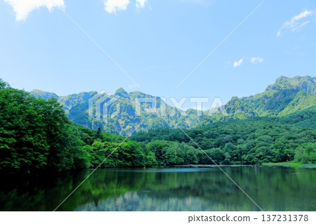 六月戶隱鏡池 信州自然 信州風景 六月戶隱鏡池 信州自然 信州風景 137231378