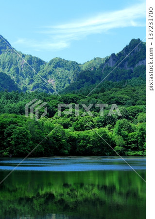 六月戶隱鏡池 信州自然 信州風景 六月戶隱鏡池 信州自然 信州風景 137231700