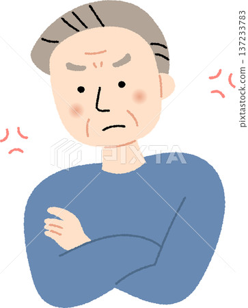 惱怒的老先生 惱怒的老先生 137233783