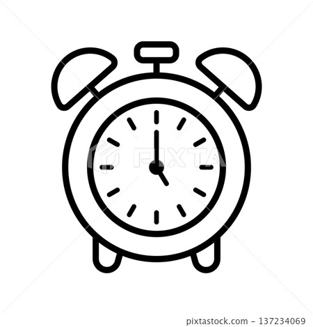 Alarm Clock icon vector design templates simple and modern Alarm Clock icon vector design templates simple and modern 137234069