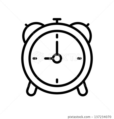 Alarm Clock icon vector design templates simple and modern Alarm Clock icon vector design templates simple and modern 137234070