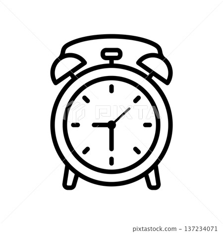Alarm Clock icon vector design templates simple and modern Alarm Clock icon vector design templates simple and modern 137234071