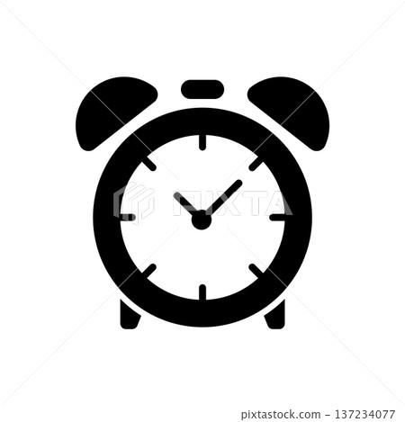 Alarm Clock icon vector design templates simple and modern Alarm Clock icon vector design templates simple and modern 137234077