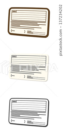 Driver's license (back side) 137234202
