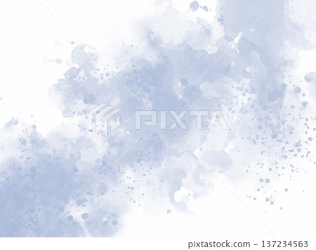 Light blue watercolor ink frame texture Light blue watercolor ink frame texture 137234563