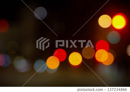 Vibrant City Lights. Atmospheric Urban Background Showcasing Vibrant Neon And Soft Illumination Vibrant City Lights. Atmospheric Urban Background Showcasing Vibrant Neon And Soft Illumination 137234866