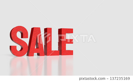 Big Sale Promotion and Retail Discount Concept 3d render. Big Sale Promotion and Retail Discount Concept 3d render. 137235169
