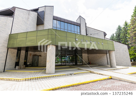 Obihiro Centennial Memorial Hall, a cultural facility in Obihiro, Hokkaido, on a sunny day 137235246