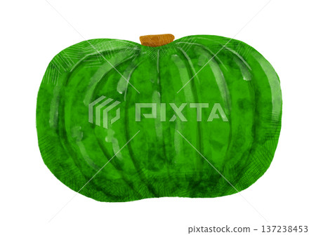 Watercolor pumpkin food illustration single material pet food Watercolor pumpkin food illustration single material pet food 137238453