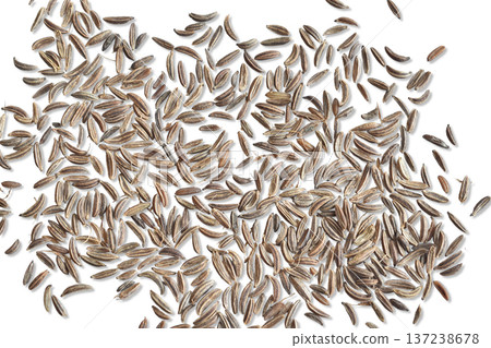 Food seasoning, caraway seeds. Food seasoning, caraway seeds. 137238678