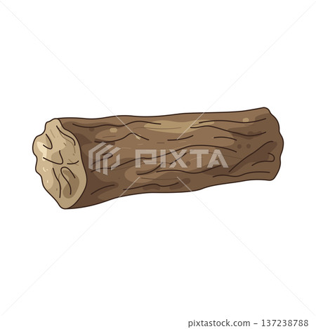 Illustration of log Illustration of log 137238788