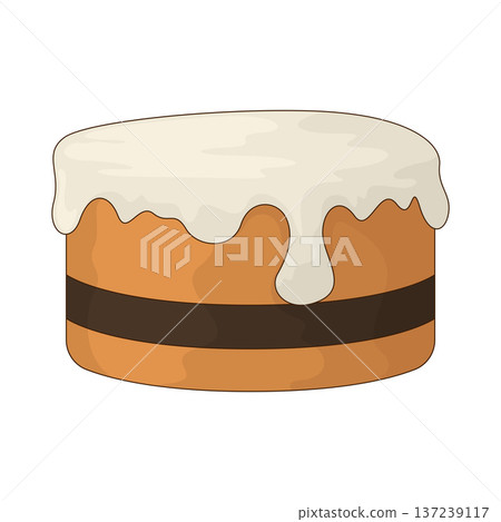 Illustration of cake Illustration of cake 137239117