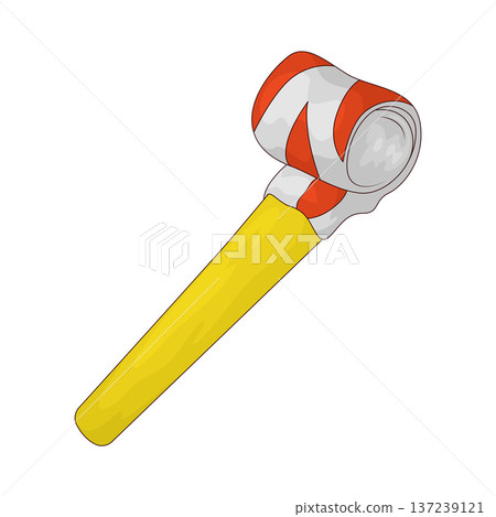 Illustration of Party whistle Illustration of Party whistle 137239121
