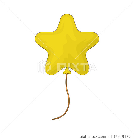 Illustration of Star Balloon Illustration of Star Balloon 137239122