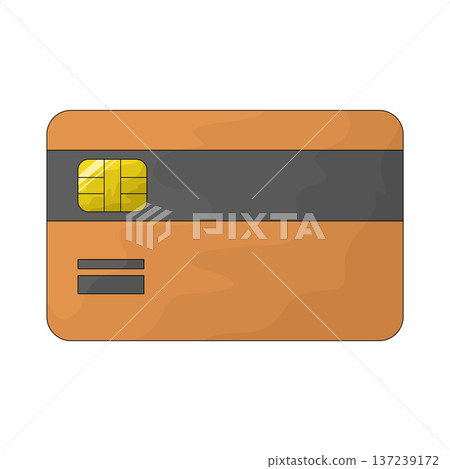 Illustration of Credit Card 137239172