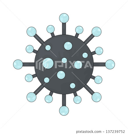 Illustration of Virus 137239752