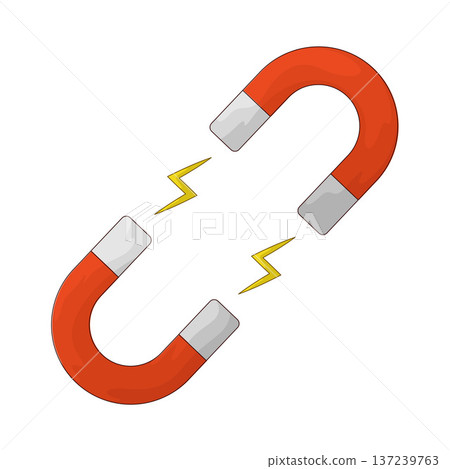 Illustration of Two magnets 137239763