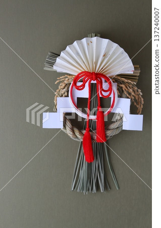 Shimenawa decorations, New Year's decorations, Japanese style [Upscale, Chic, Simple] 137240007
