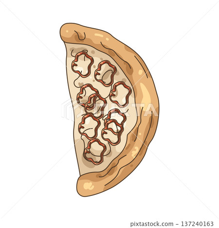 Illustration of chili pizza 137240163