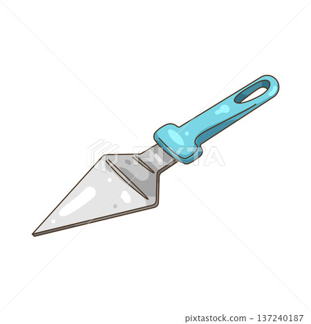 Illustration of pizza server  137240187