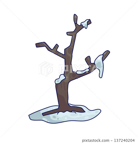 Illustration of Winter Tree 137240204