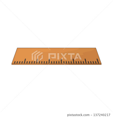 Illustration of Ruler Illustration of Ruler 137240217
