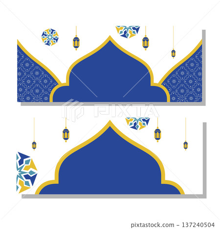 Ramadan banner background, Islamic elements template Ramadan banner background, Islamic elements template 137240504
