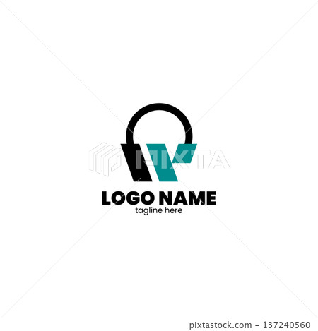 initial W earphone logo design vector initial W earphone logo design vector 137240560
