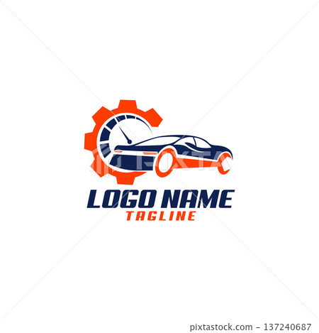 Car repair and auto parts logo design vector illustration Car repair and auto parts logo design vector illustration 137240687