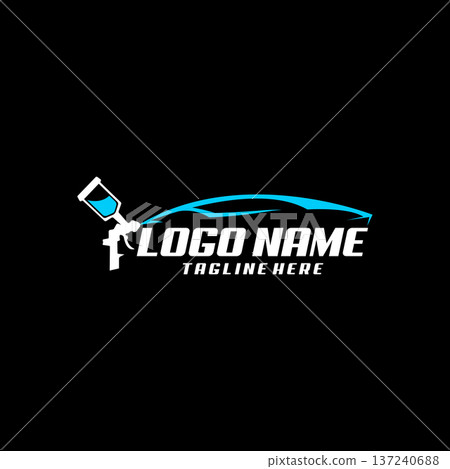 car spray logo design vector 137240688