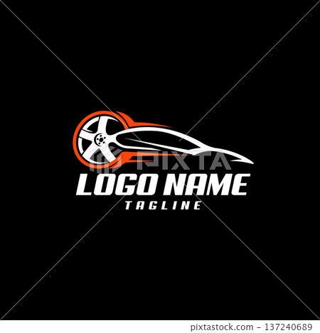 car wheel logo design vector car wheel logo design vector 137240689
